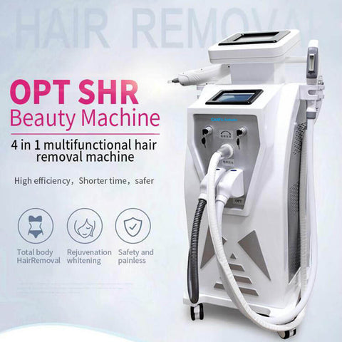 Laser Machine for Hair Removal + Tattoo Removal + RF Face Lifting