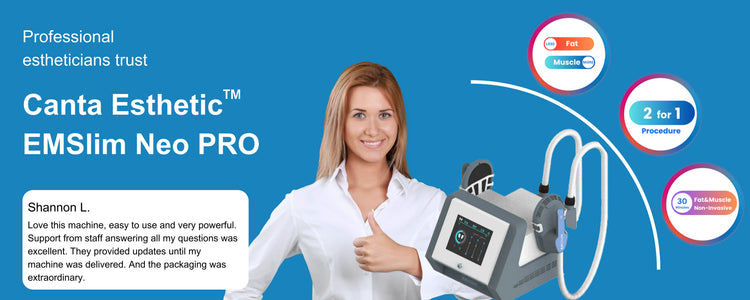 Canta Esthetic EMSlim Machine Banner PC