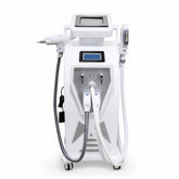 Máquina láser para depilación + eliminación de tatuajes + lifting facial por radiofrecuencia