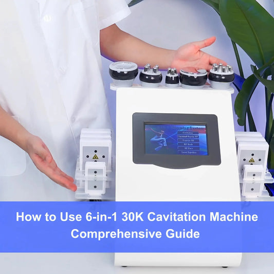 How to Use 6 In 1 30K Cavitation Machine