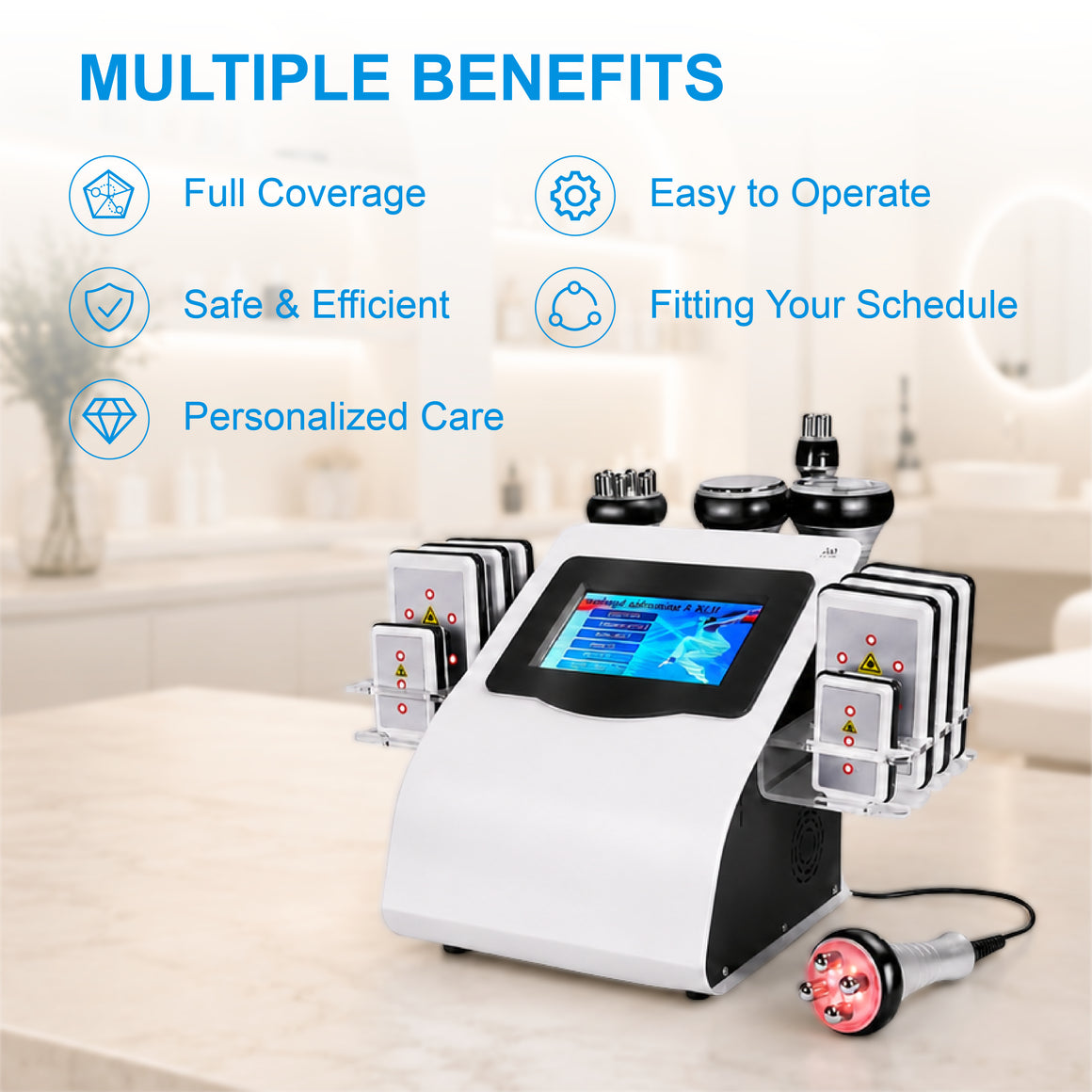 30K Cavitation Machine 6 in 1 for Fat Blasting - Canta Esthetic 30K Cavitation Machine 6 in 1 for Fat Blasting - Canta Esthetic