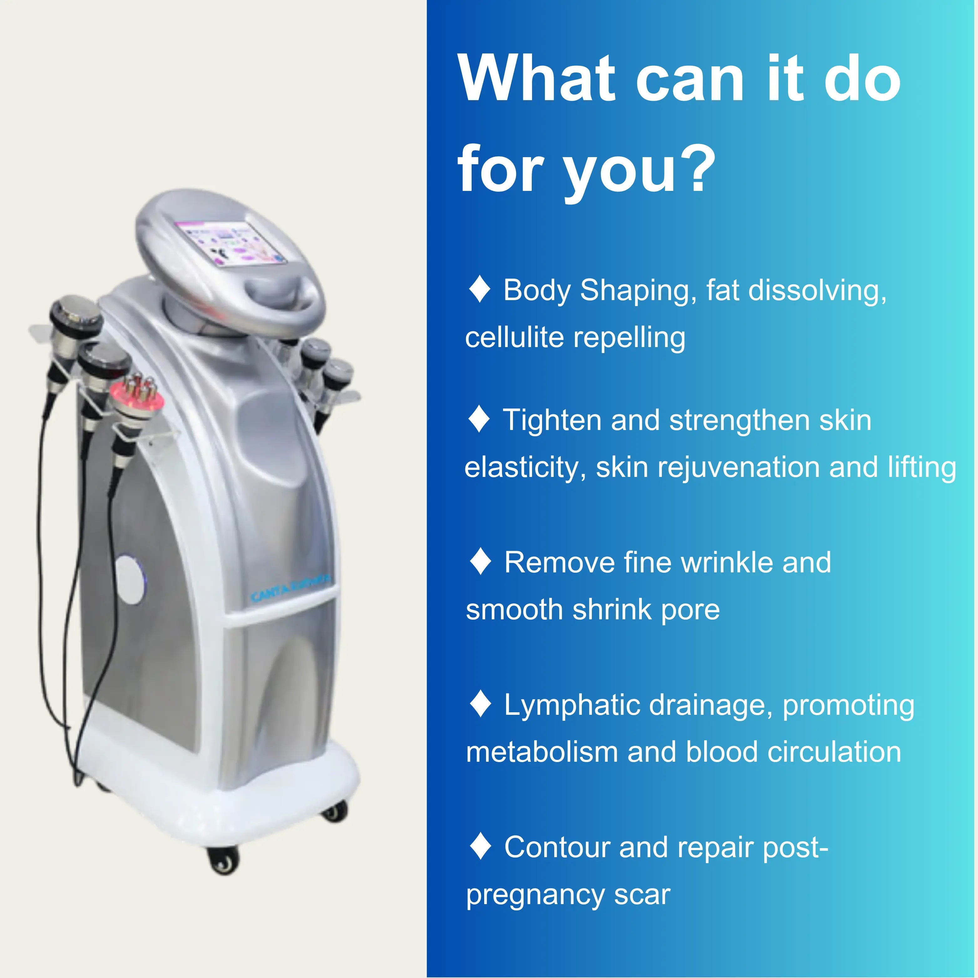 40K Cavitation Machine Slimming Professional Elite - Canta Esthetic 40K Cavitation Machine Slimming Professional Elite - Canta Esthetic