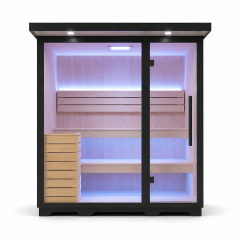 Arclume 2-4 Person Outdoor Sauna — view 01