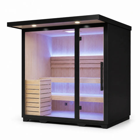 Arclume 2-4 Person Outdoor Sauna — view 02