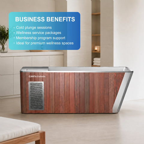 Arctessa Wood-Clad Stainless Steel Cold Plunge System