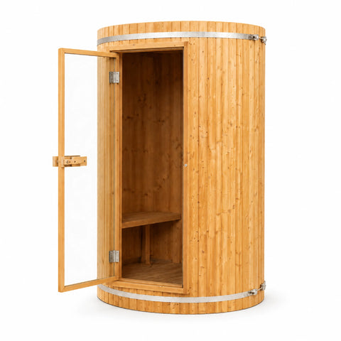 Aurevra 2 Person Barrel Sauna Cabin — view 02