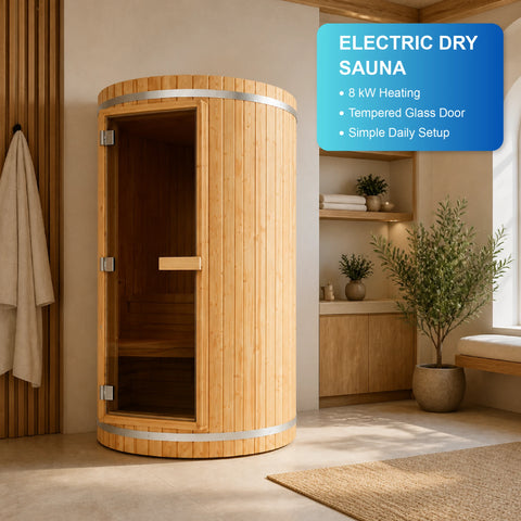 Aurevra 2 Person Barrel Sauna Cabin — view 03