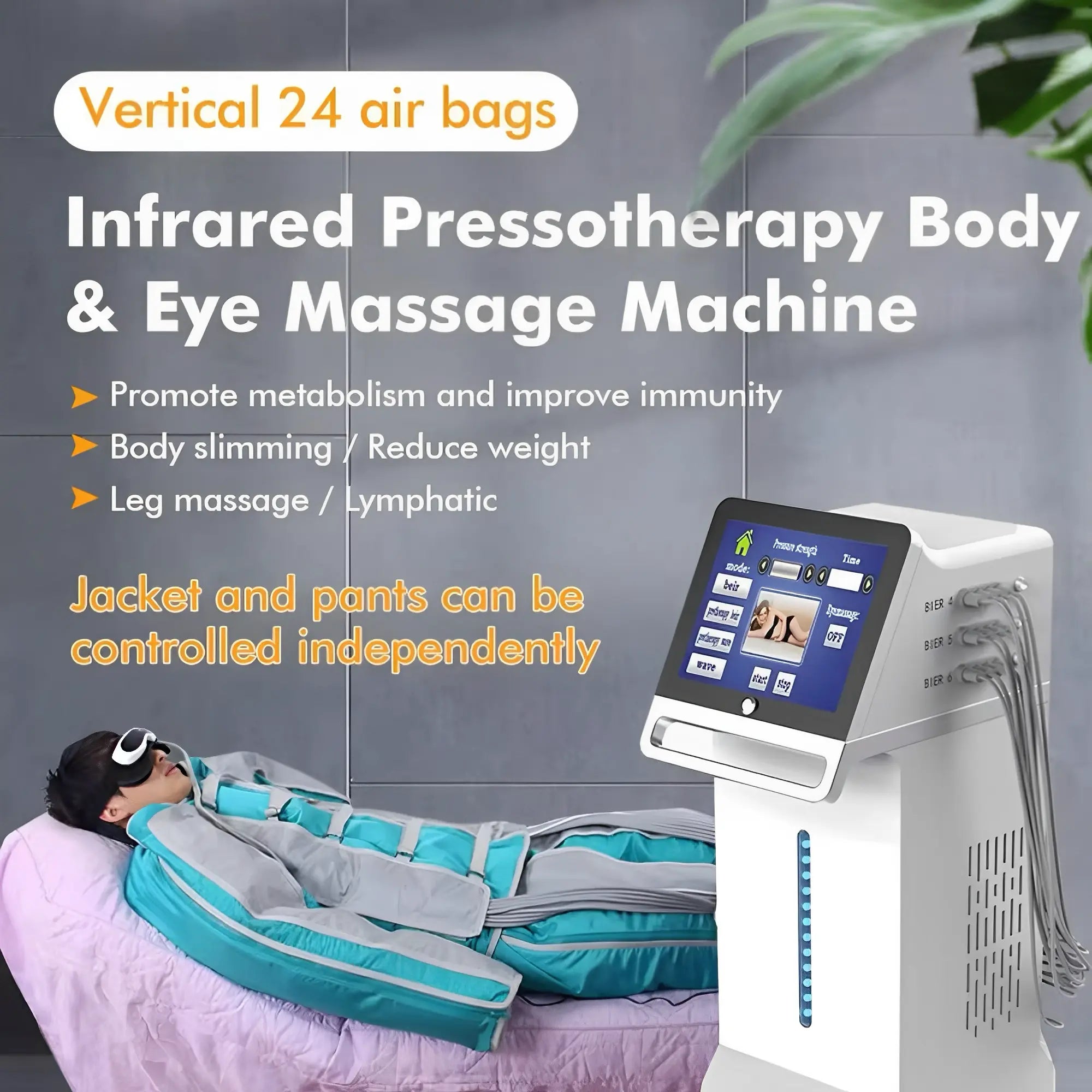 Professional Pressotherapy Lymphatic Drainage Machine HD