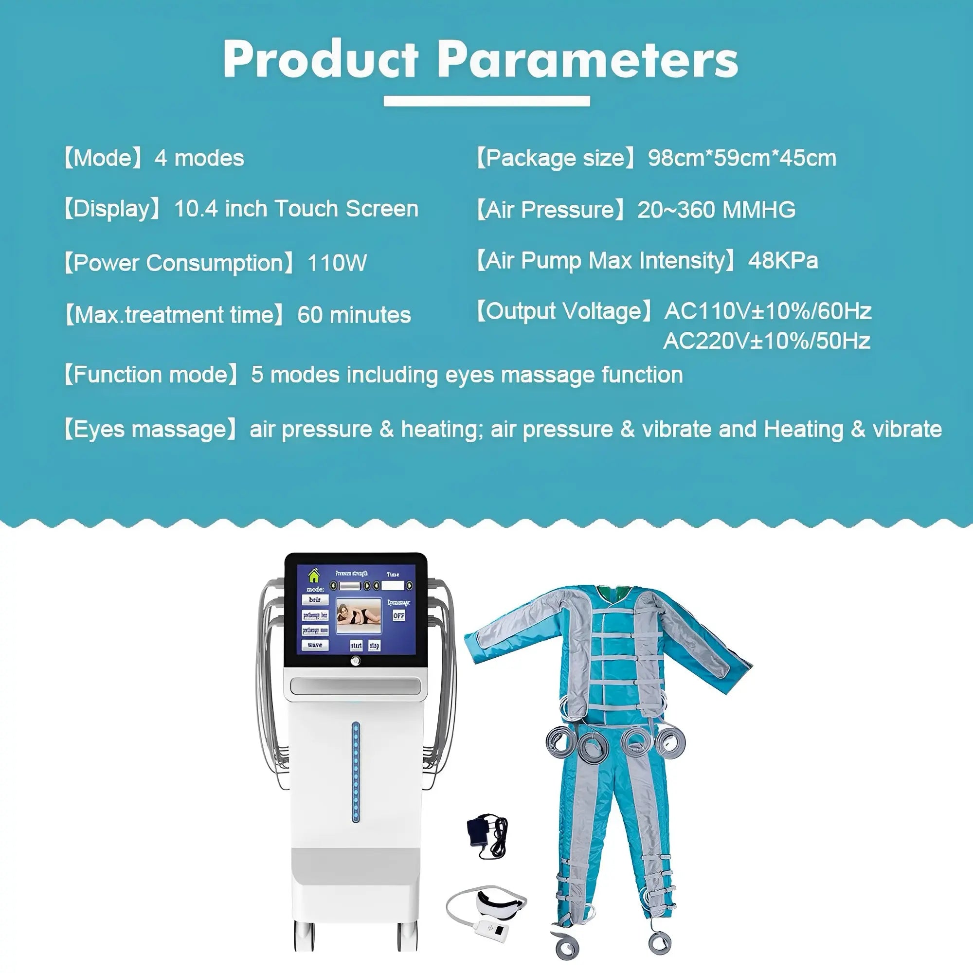 Professional Pressotherapy Lymphatic Drainage Machine HD Canta Esthetic professional-pressotherapy-lymphatic-drainage-machine-hd-canta-esthetic