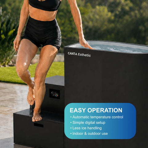 Calven Integrated Stainless Steel Cold Plunge System
