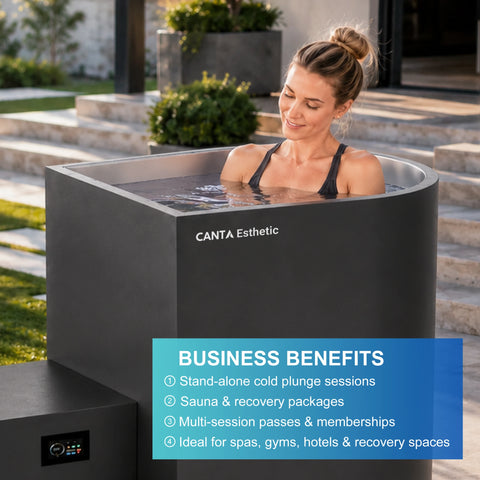 Calven Integrated Stainless Steel Cold Plunge System
