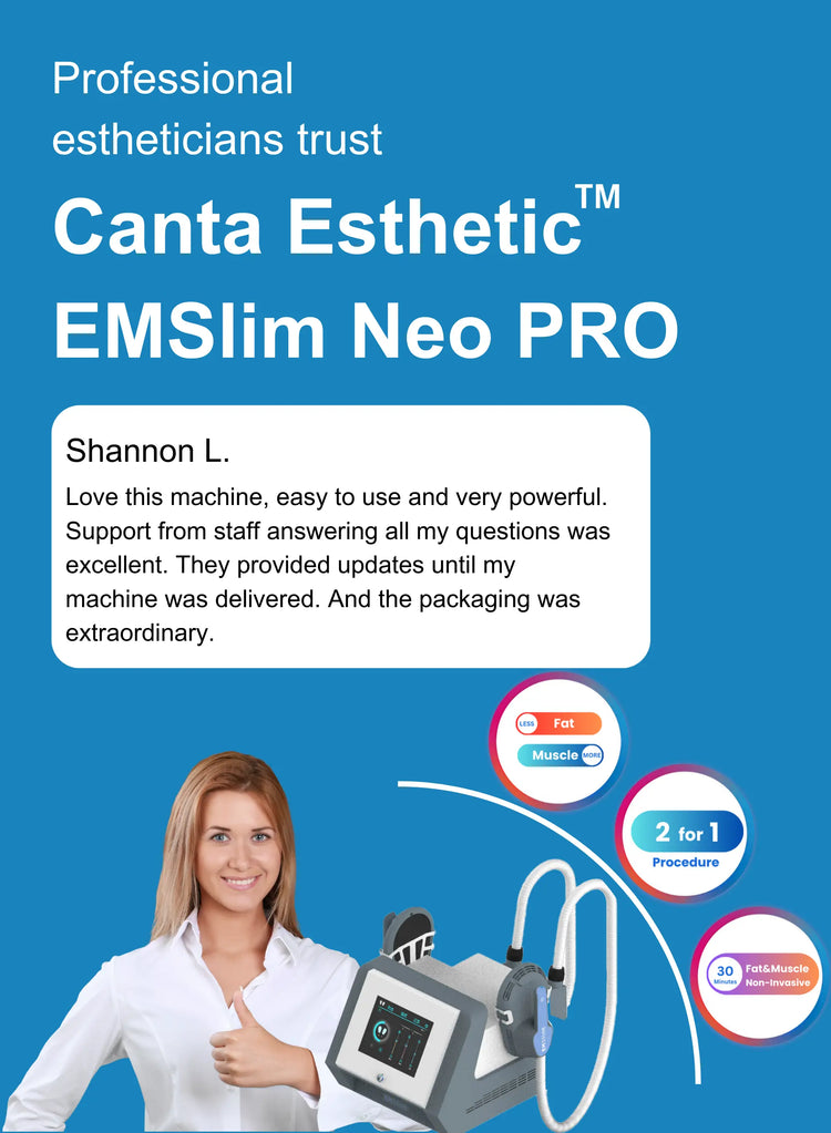 Canta Esthetic EMSlim Machine Banner MB