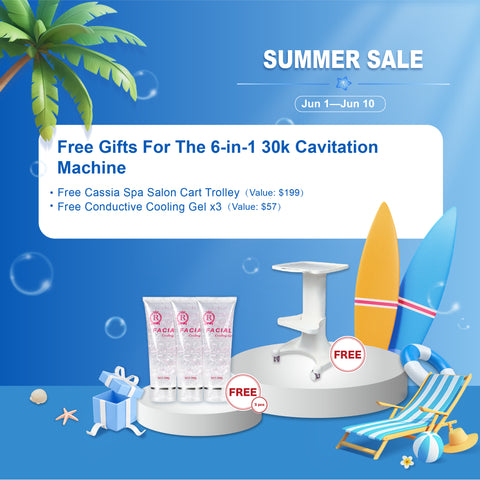 Machine de cavitation 30k 6 en 1 pour le dynamitage des graisses