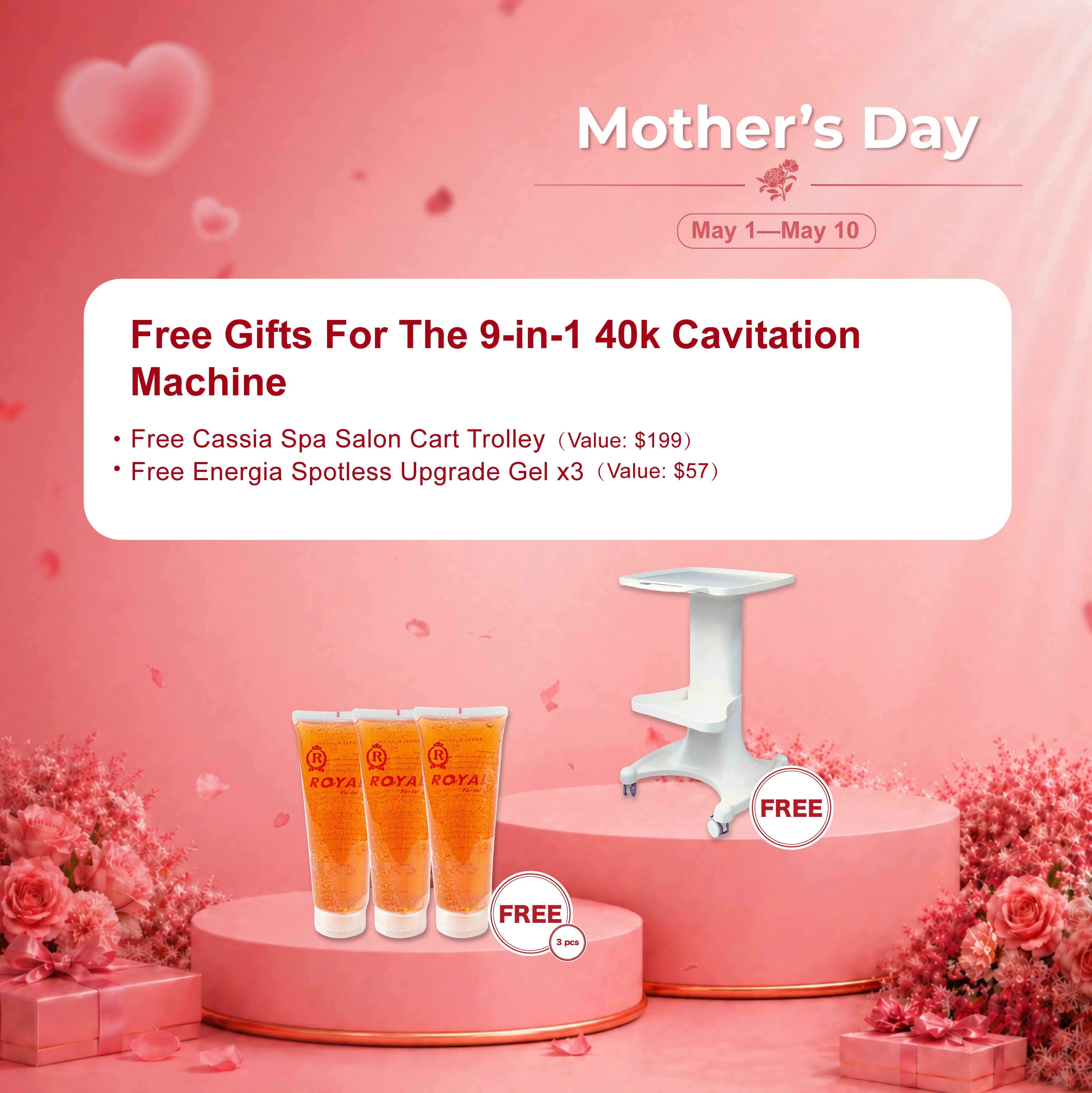 40K Cavitation Machine Plus 9 in 1 - Canta Esthetic