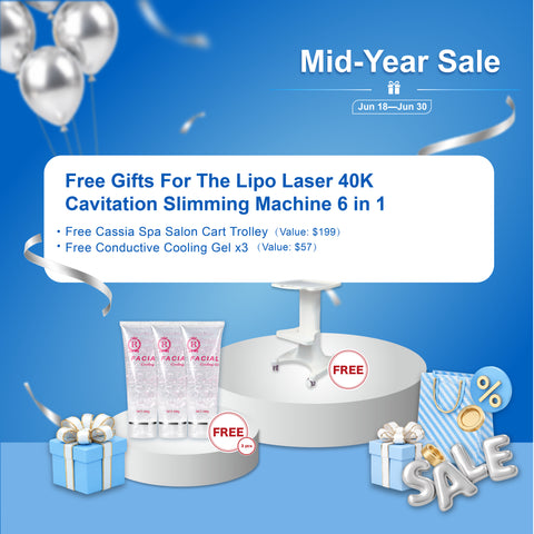 Lipo Laser 40K Cavitation Slimming Machine 6 in 1