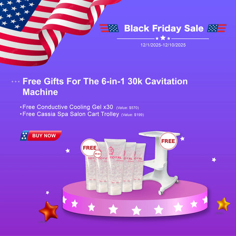 Machine de cavitation 30k 6 en 1 pour le dynamitage des graisses