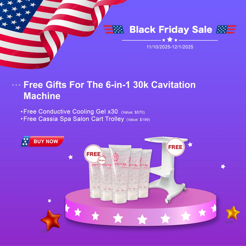 Machine de cavitation 30k 6 en 1 pour le dynamitage des graisses