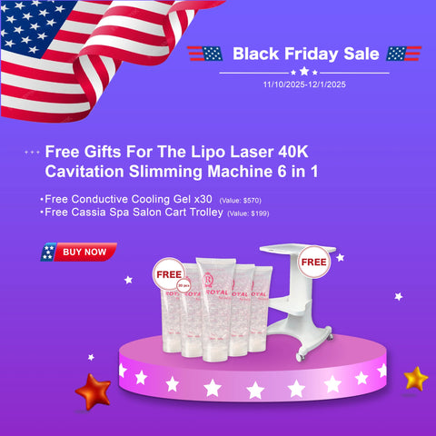 Máquina de adelgazamiento Lipo Laser 40K Cavitación 6 en 1