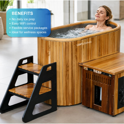 Cedriva 1HP Cedar Cold Plunge System