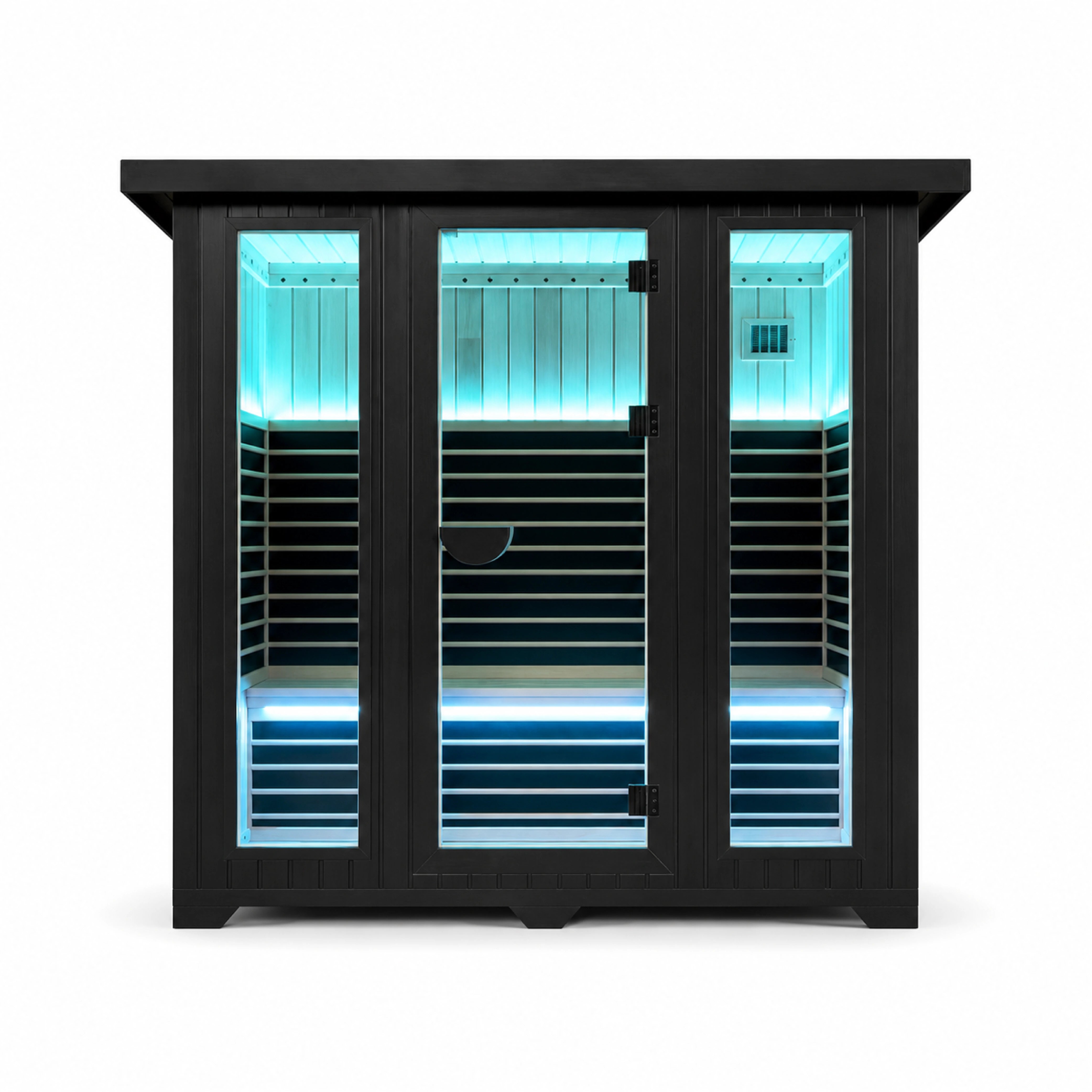 Chromora Multicolor Outdoor Infrared Sauna Cabin — view 01