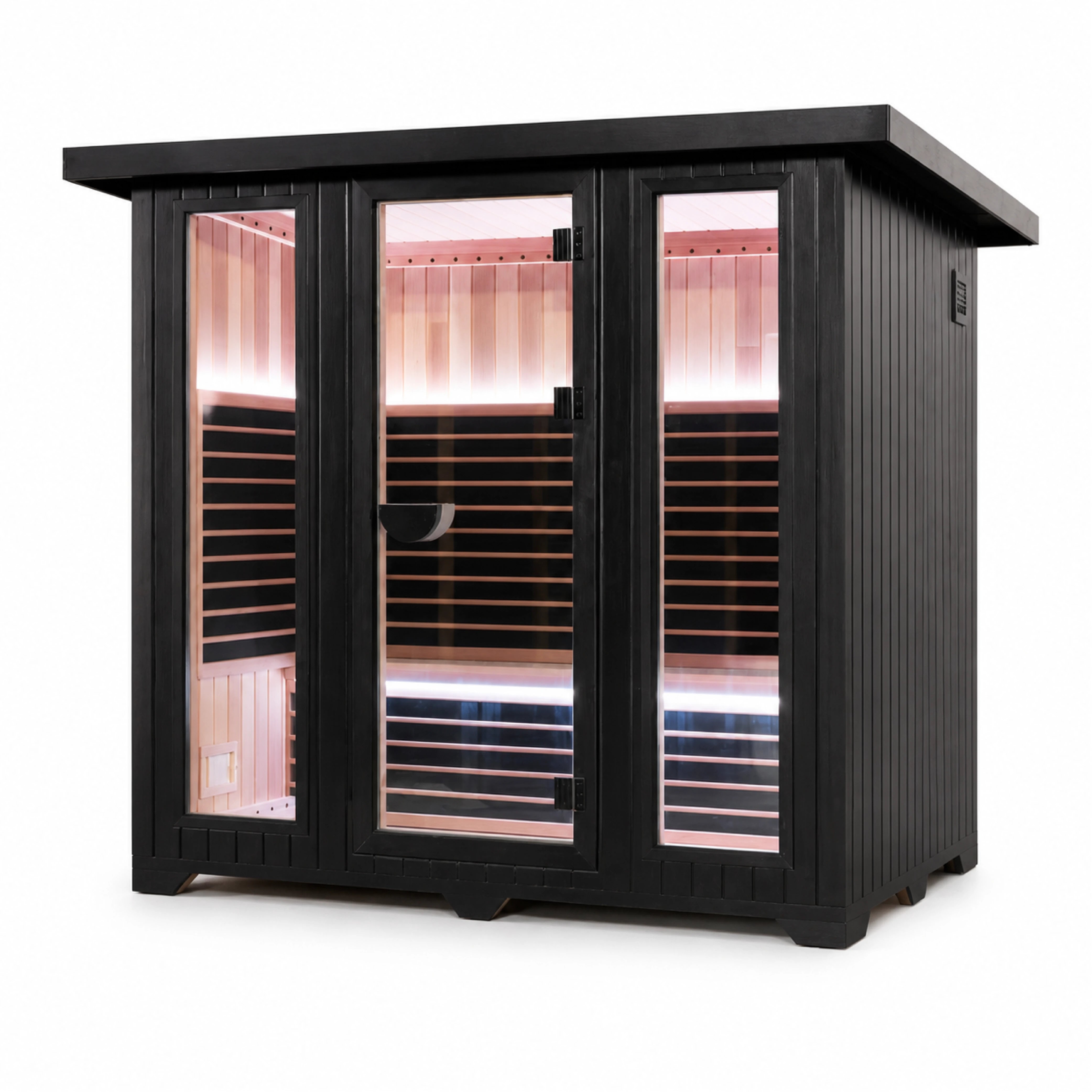 Chromora Multicolor Outdoor Infrared Sauna Cabin — view 02