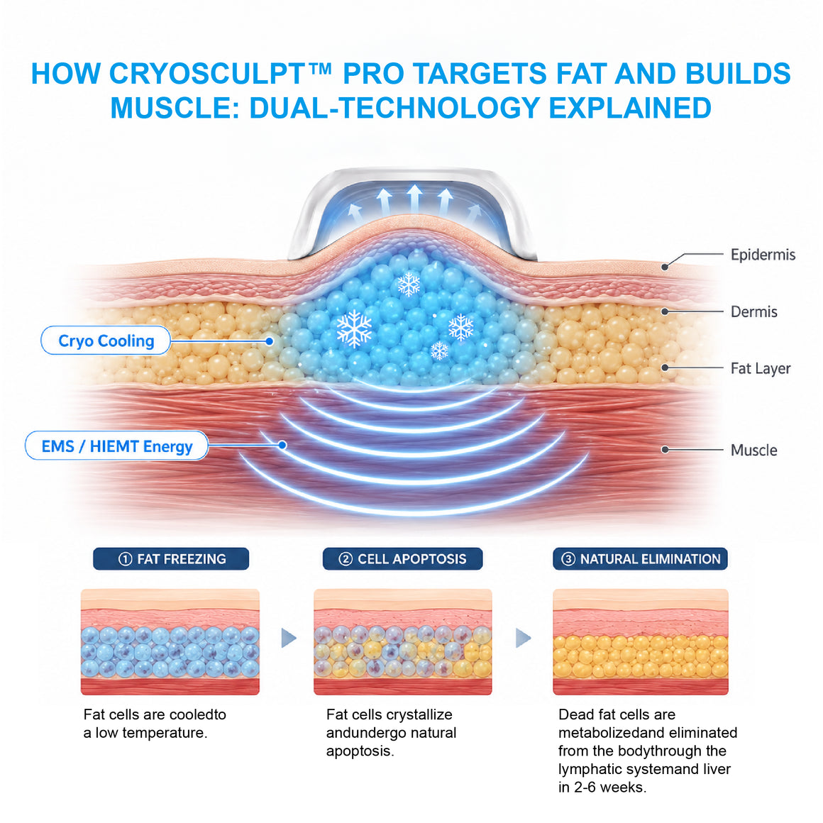 Clevable Pro Body How CryoSculpt™ Pro Targets Fat and Builds Muscle: Dual-Technology ...
