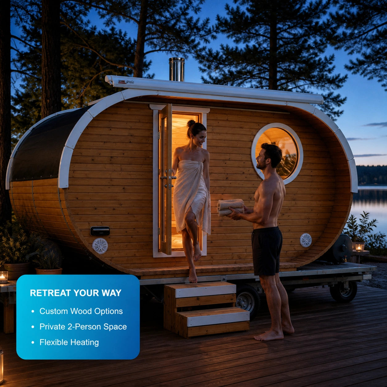 Customora Luxury Outdoor Sauna Retreat — view 06