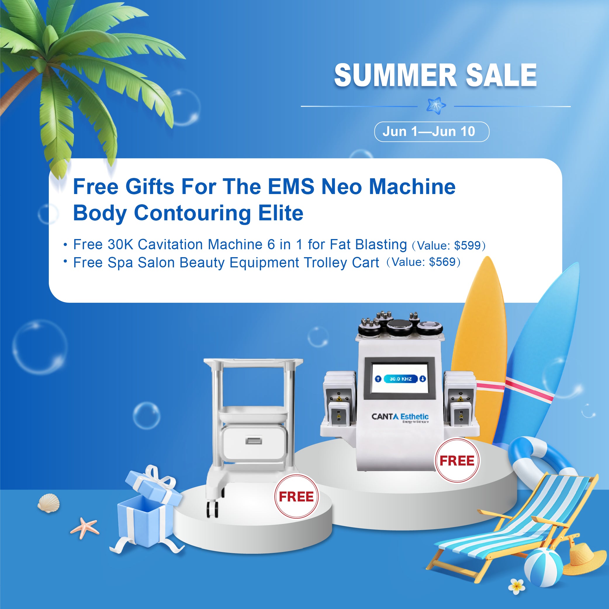 EMSlim Neo Machine Body Contouring Elite - Canta Esthetic
