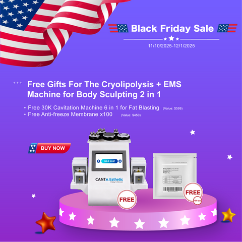Cryolipolysis + EMS Machine for Body Sculpting 2 in 1