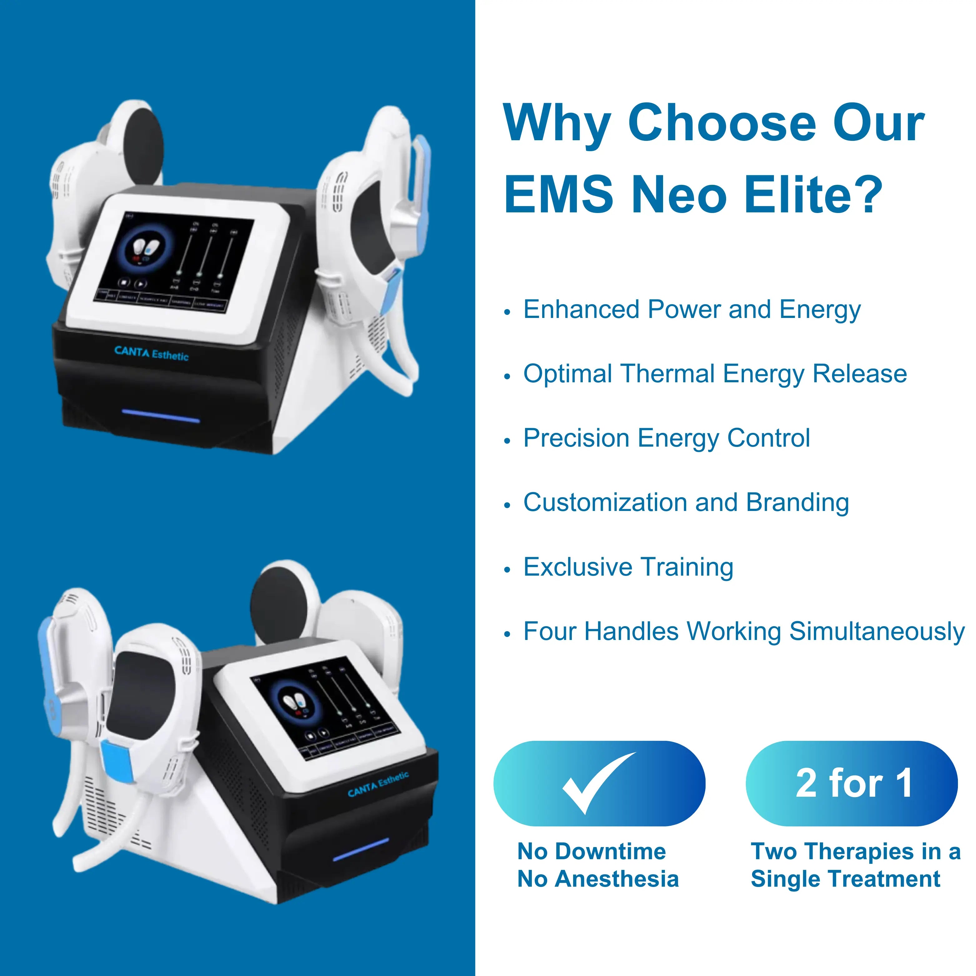 EMSlim Neo Machine Body Contouring Elite - Canta Esthetic EMSlim Neo Machine Body Contouring Elite - Canta Esthetic