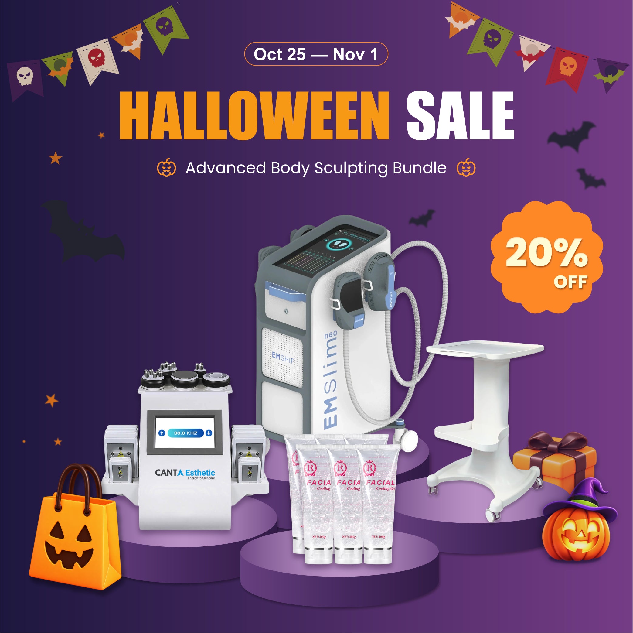 Professional Body Sculpting Bundle – Halloween Sale