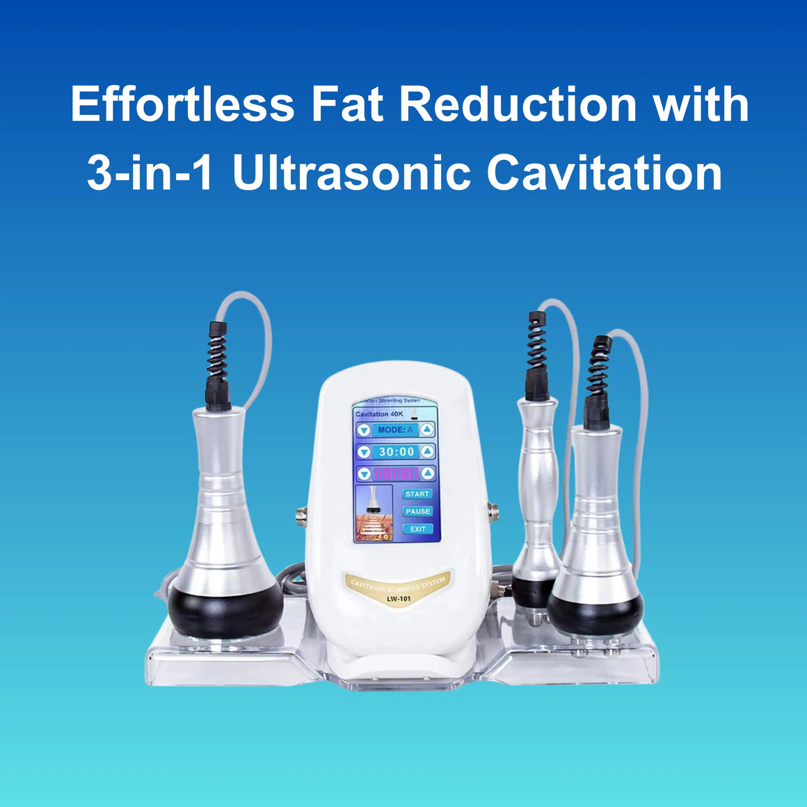 3-in-1 40K Ultrasonic Cavitation Body Sculpting Machine - Canta 3-in-1 40K Ultrasonic Cavitation Body Sculpting Machine - Canta