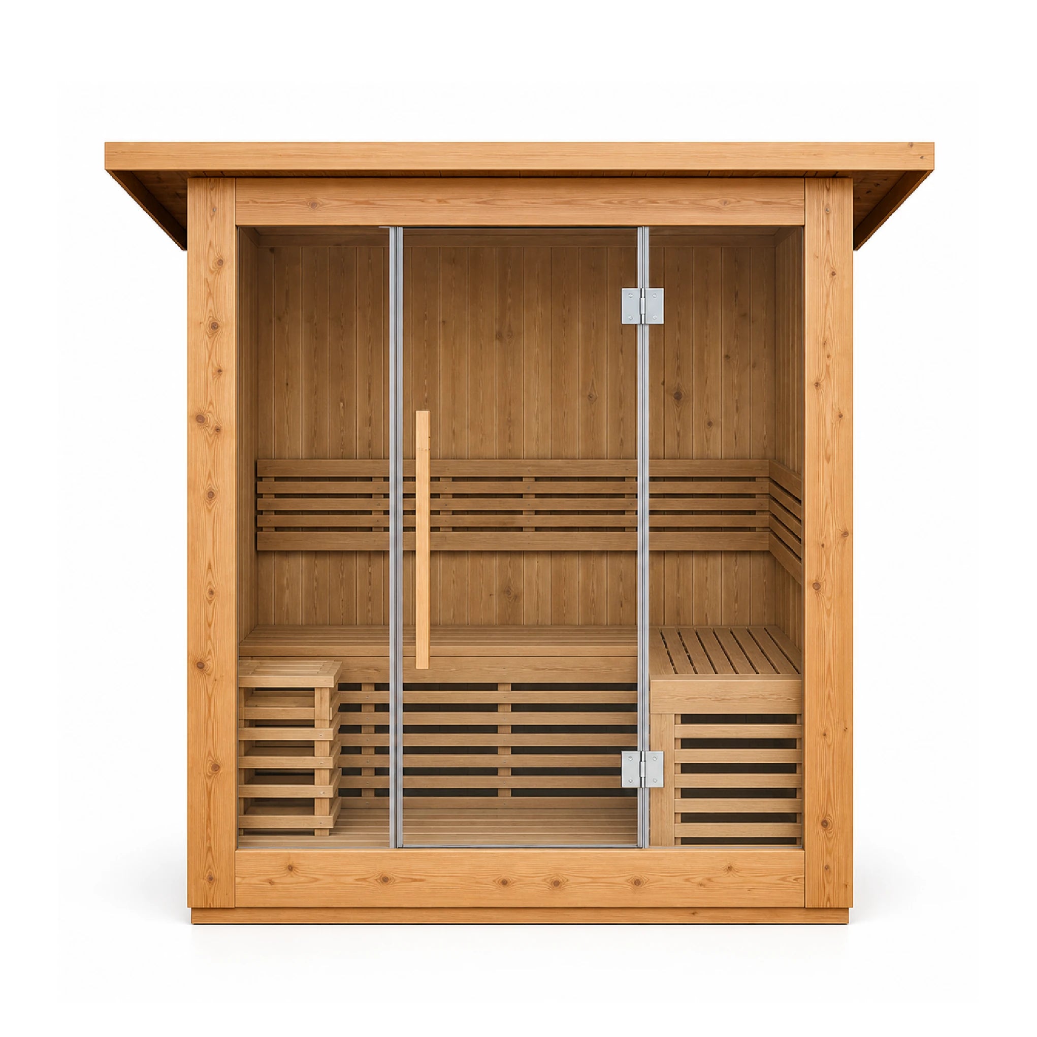 Evernox Weatherproof Outdoor Infrared Sauna Cabin — view 01