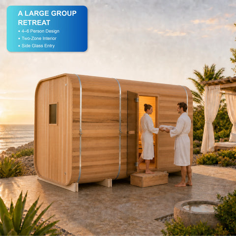 Grandora Large Outdoor Sauna — view 03