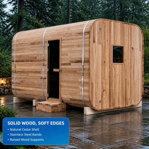 Grandora Large Outdoor Sauna — view 05