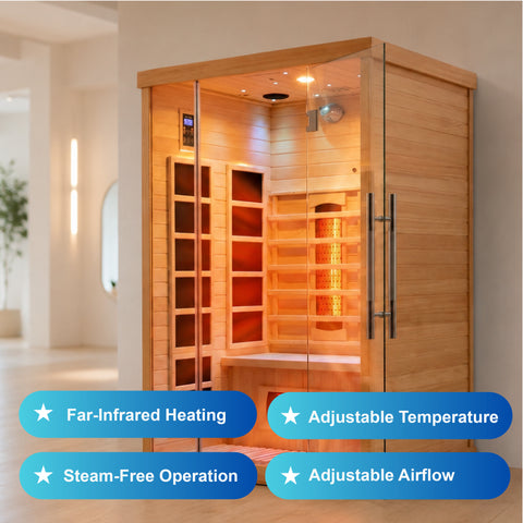 Heliessa Red Light Infrared Sauna Room 2.0
