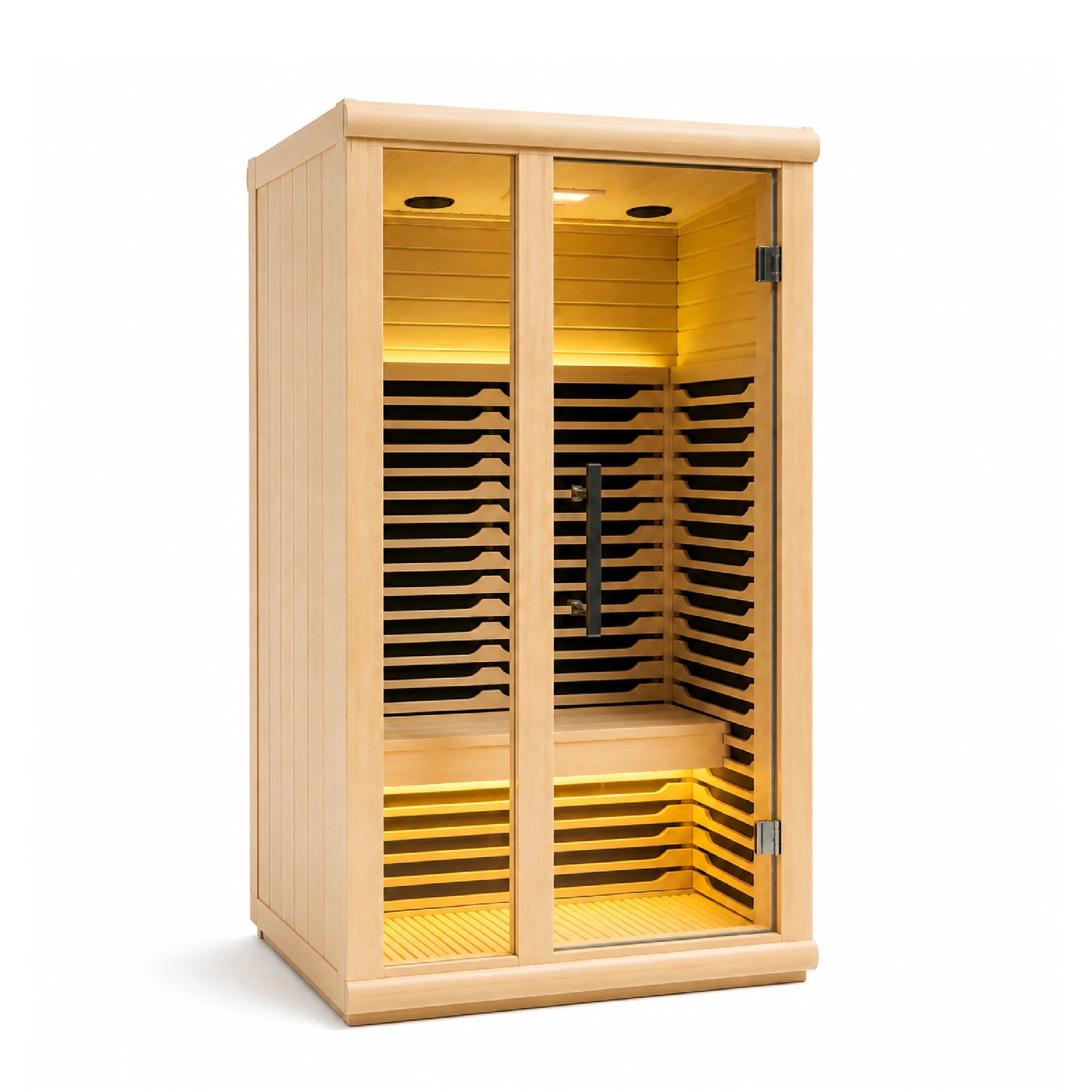 Hemlora 1-Person Indoor Infrared Sauna Cabin — view 02