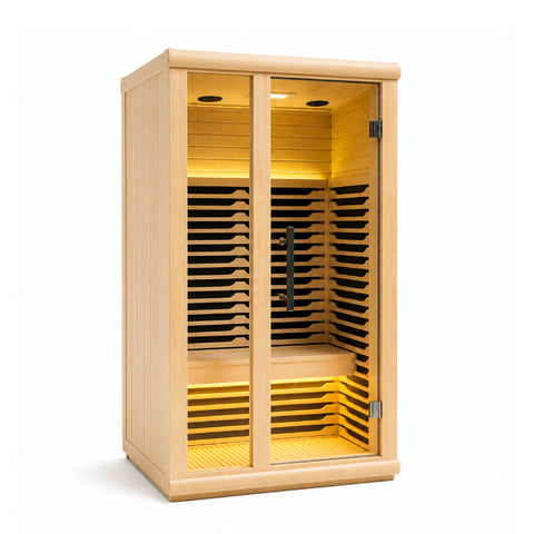 Hemlora 1-Person Indoor Infrared Sauna Cabin — view 02