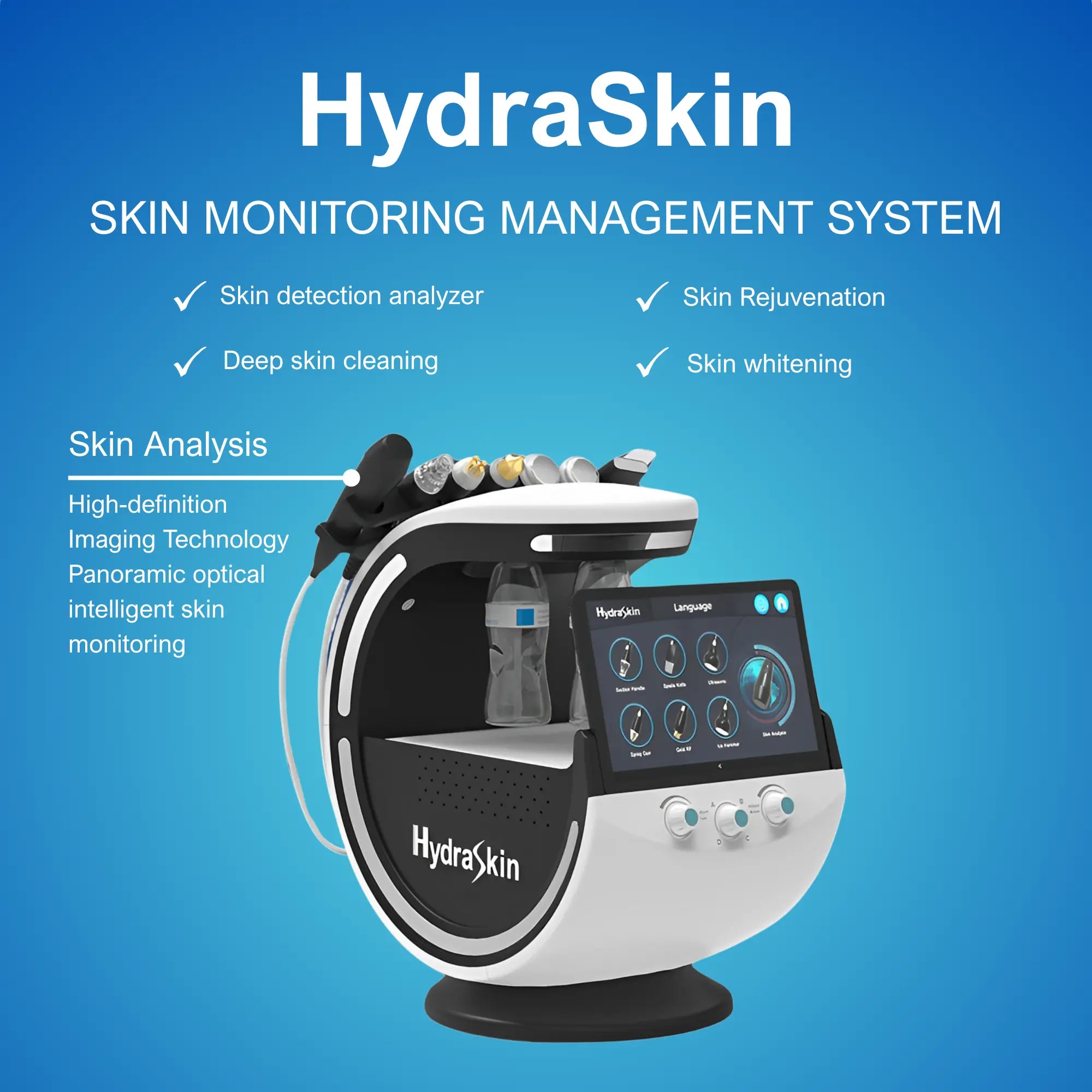 HydraSkin AI 6-in-1 Smart Facial Treatment System – Canta Esthetic