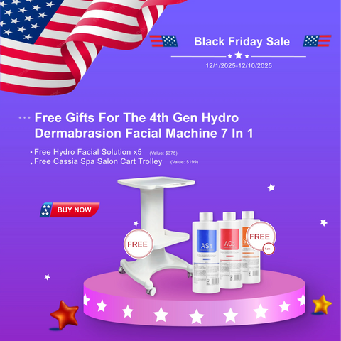 Machine de soin du visage à hydrodermabrasion de 4e génération 7 en 1