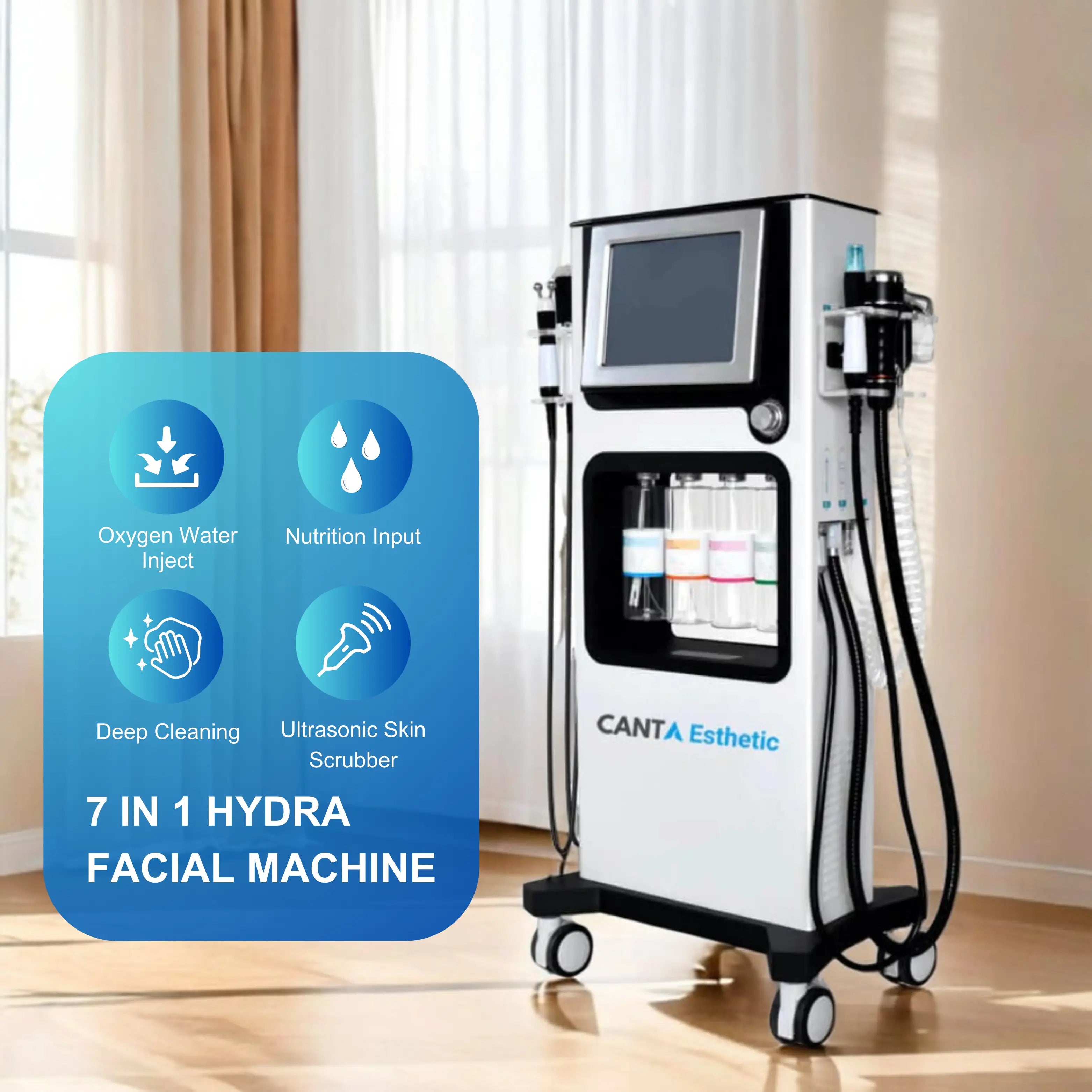 Hydra Facial Dermabrasion Machine Alice - Canta Esthetic Hydra Facial Dermabrasion Machine Alice - Canta Esthetic