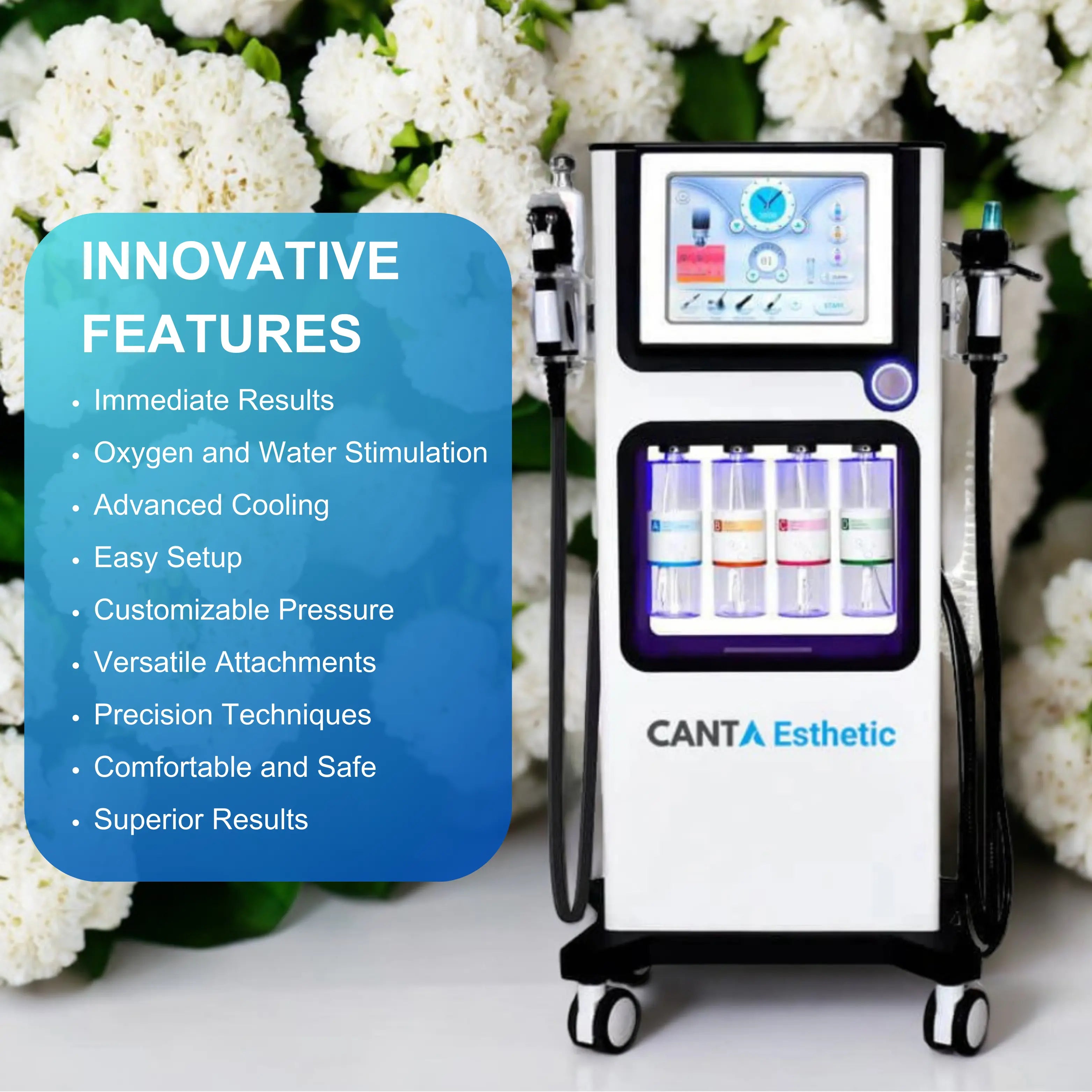 Hydra Facial Dermabrasion Machine Alice - Canta Esthetic Hydra Facial Dermabrasion Machine Alice - Canta Esthetic
