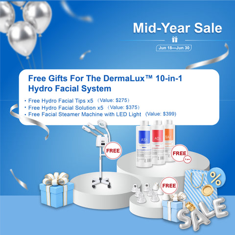 DermaLux™ 10-in-1 Hydro Facial System