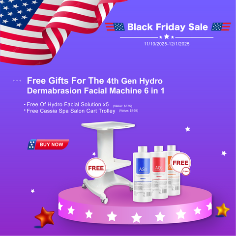 4th Gen Hydro Dermabrasion Facial Machine 6 in 1