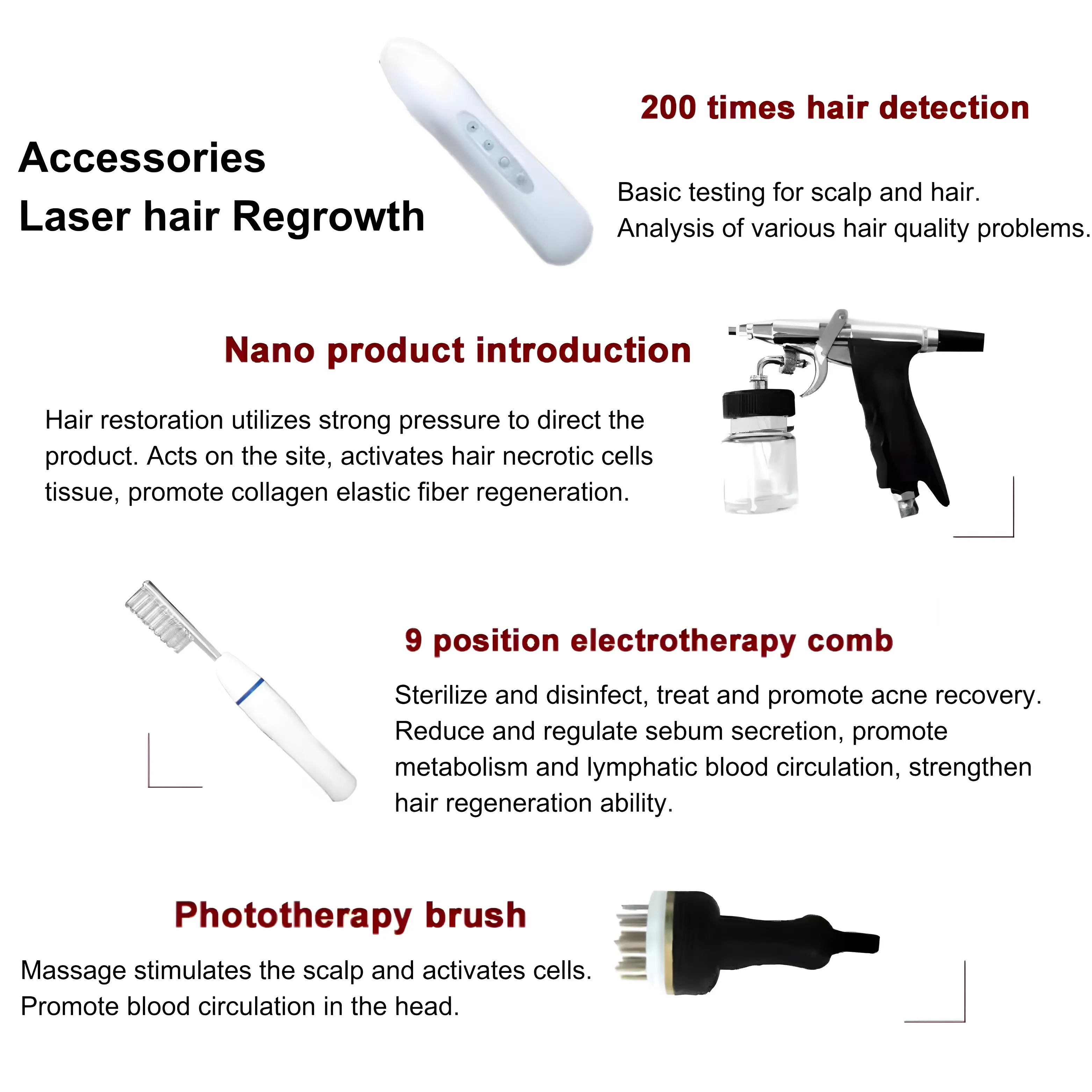 650nm Laser Hair Growth Therapy Machine LuxHR