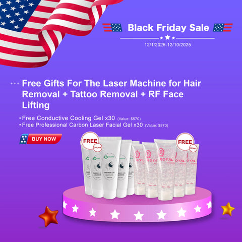 Laser Machine for Hair Removal + Tattoo Removal + RF Face Lifting