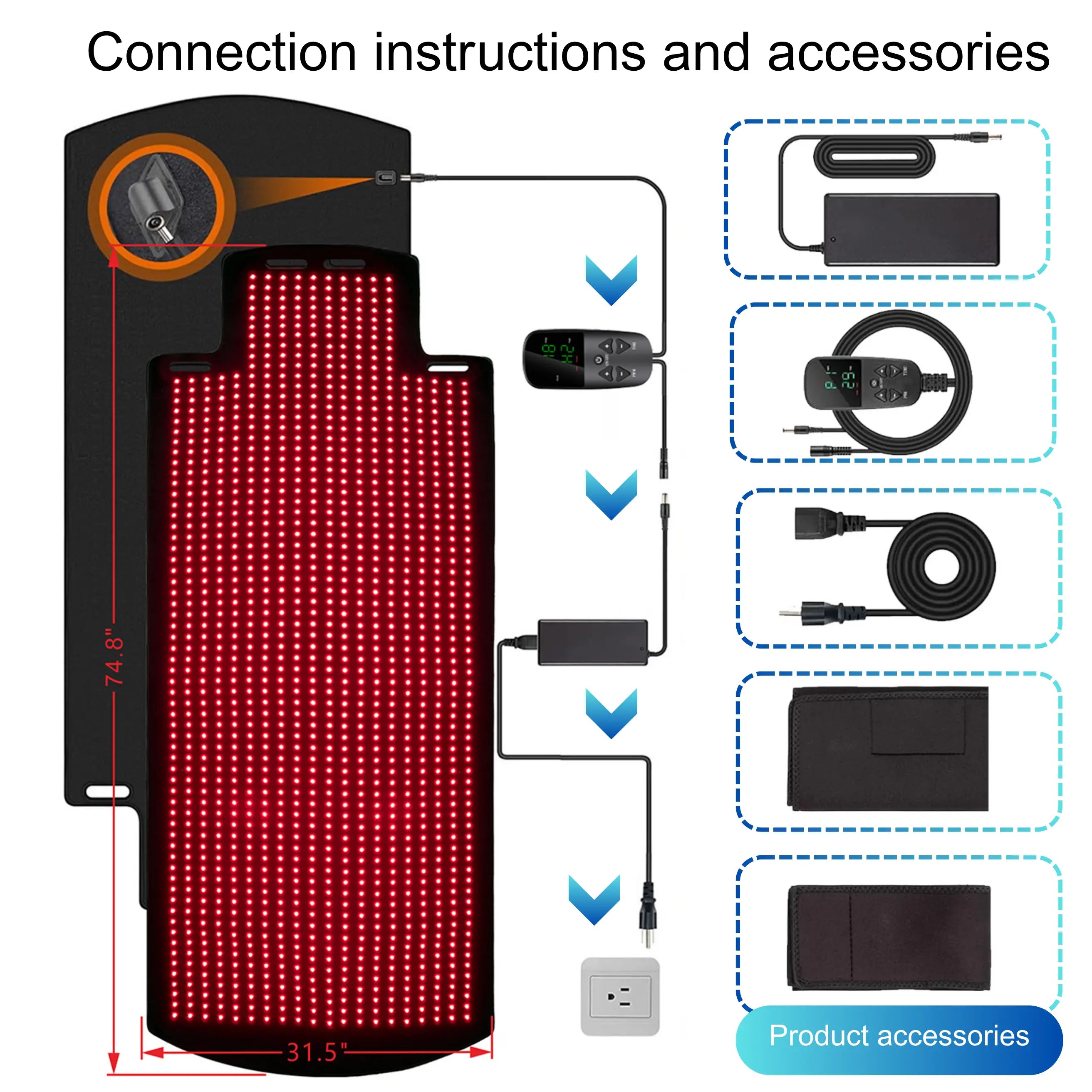 Red & Near‑Infrared Light Therapy Pads