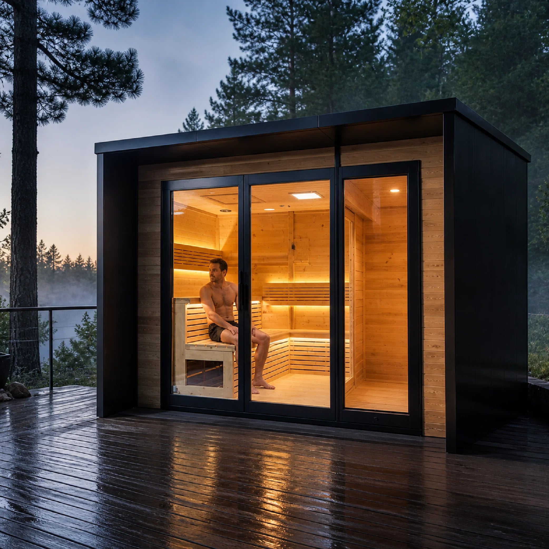 Lignessa Shower Sauna Cabin — view 06