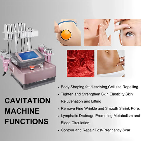 Lipo Laser 40K Cavitation Slimming Machine 6 in 1