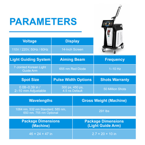 LumePico Ultimate Picosecond Laser System